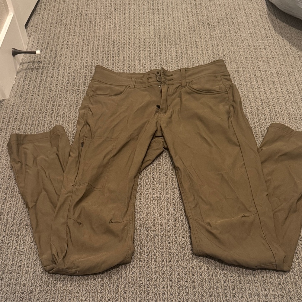 Prana Halle Straight Pants II 4 tall (long) slate green